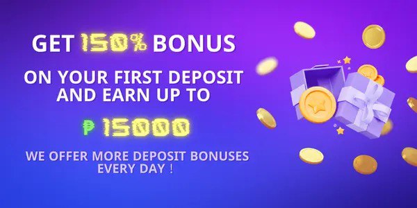 Casino game online bonus banner with gift rewards and bonus wheel